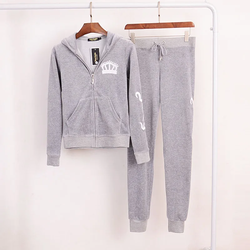 grey Осенние спортивные толстовки, костюмы, Женская Спортивная одежда для бега, спортивный костюм с капюшоном, женская одежда, Лоскутные Спортивные штаны, осенний костюм - Цвет: grey