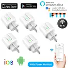 Беспроводная розетка AUBESS Tuya 20A с поддержкой Wi-Fi и Bluetooth