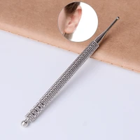 1pcs acupuncture point probe stainless steel auricular point pen beauty ear reflex zone massage needle detection health care