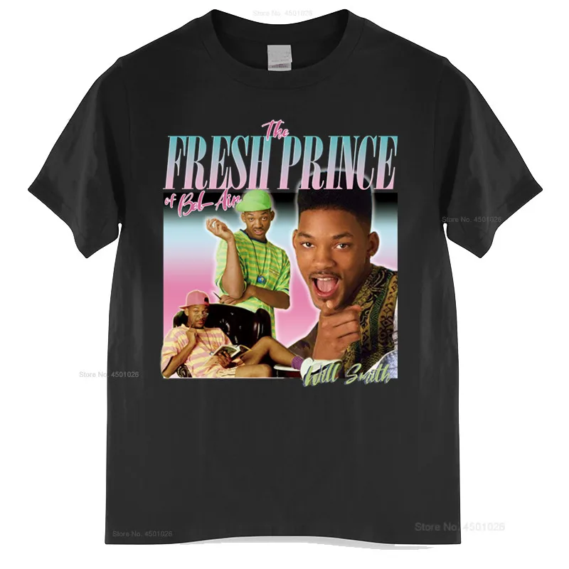 Футболка мужская из хлопка Fresh Prince Of Bel летняя модная футболка европейского