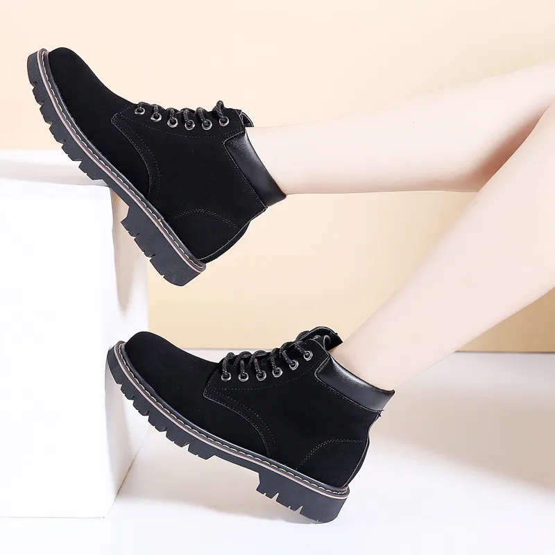 2019 г. женские ботинки замшевые кожаные зимние ботильоны классические сапоги до