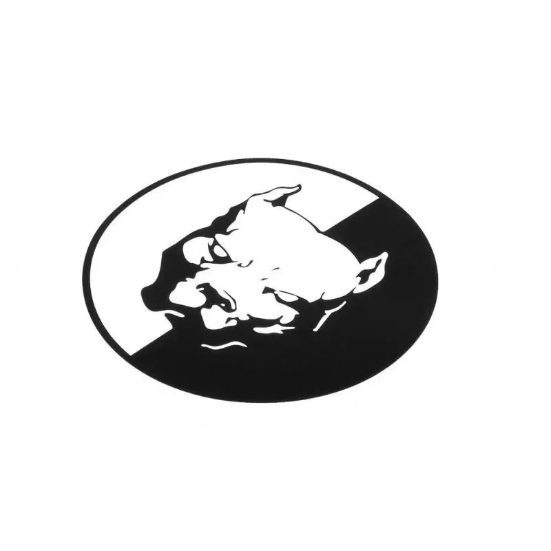 

Car Fashion Sticker Dog Bulldog Reflective Car Stickers Decals waterproof animal cartoon Dog Car Motorcycle Decals