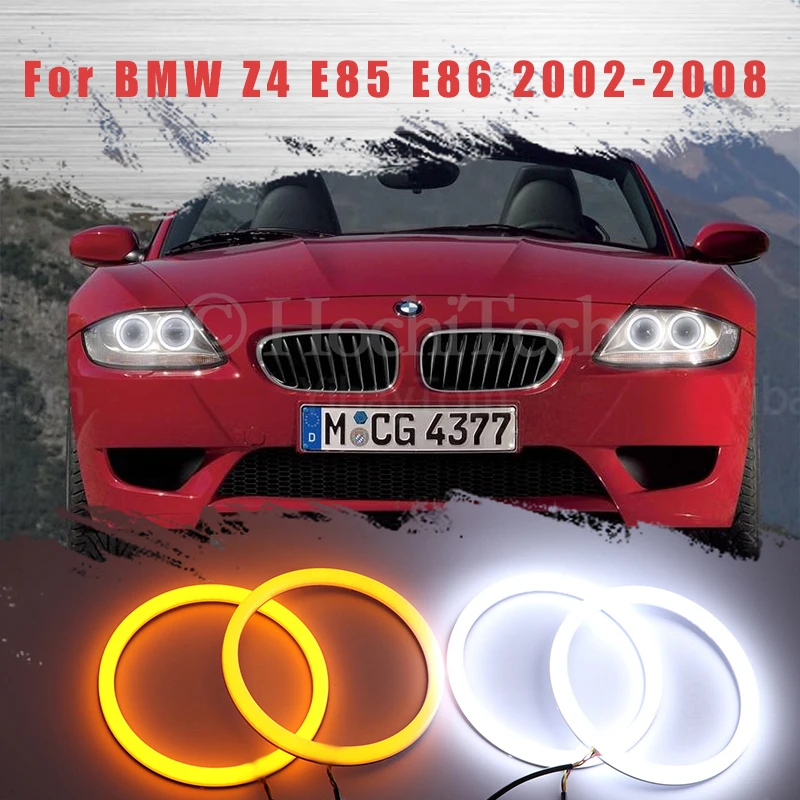 

LED SMD Cotton Light Switchback Angel Eye Halo Ring DRL Kit for BMW Z4 E85 E86 2002-2008