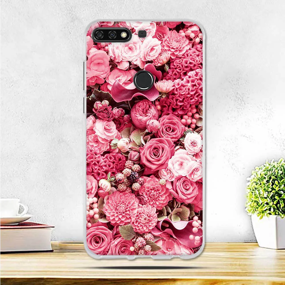 

Case For Huawei honor 7c Case Silicone Soft TPU Back Cover For Huawei Y7 Prime 2018 Cover Y7 2018 Y7 Pro 2018 Phone Bags 5.99"