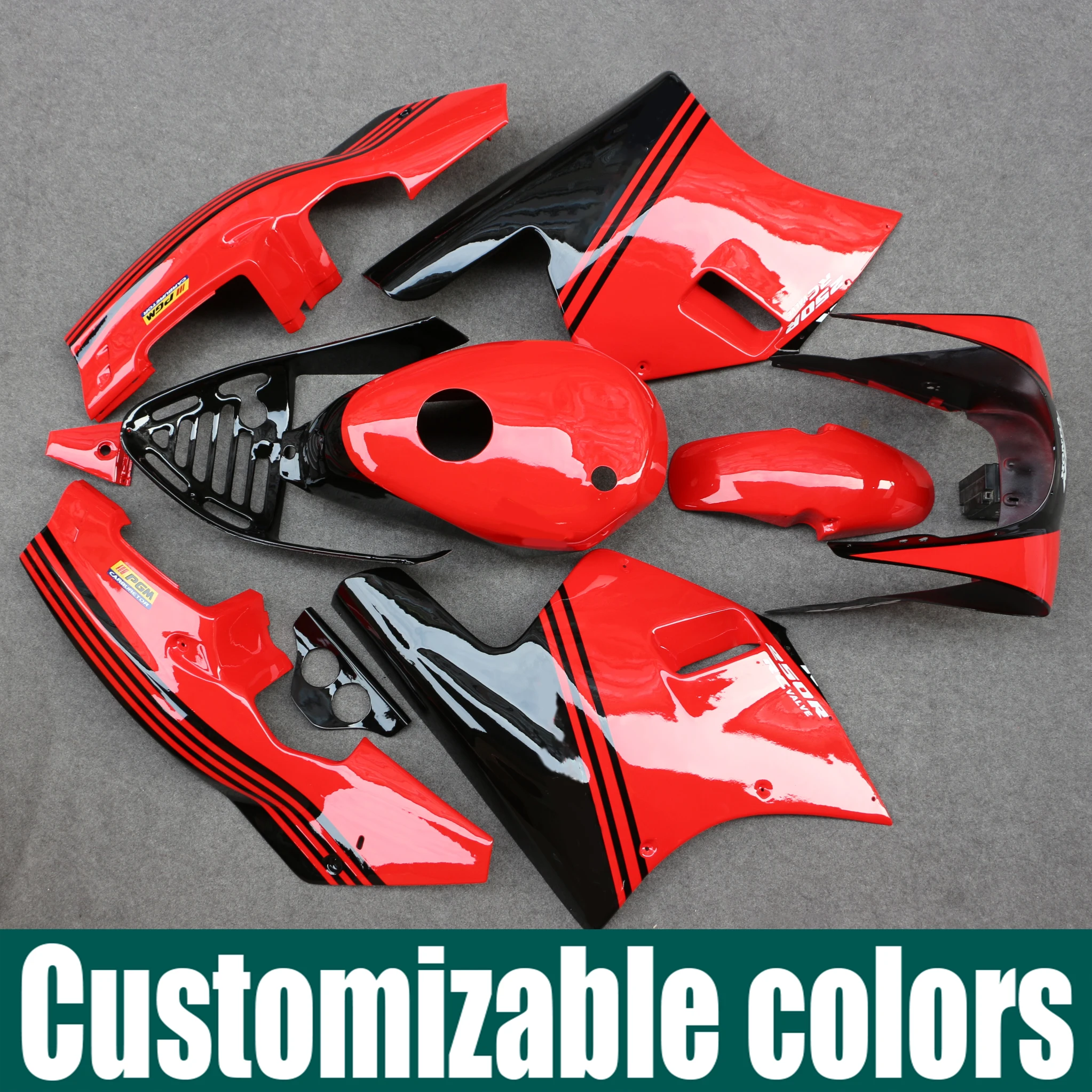 

Fit for Honda NSR250R MC18 1988 1989 Motorcycle Accessories Fairing Set Bodywork Panel Kit NSR 250 NSR250 MC 18