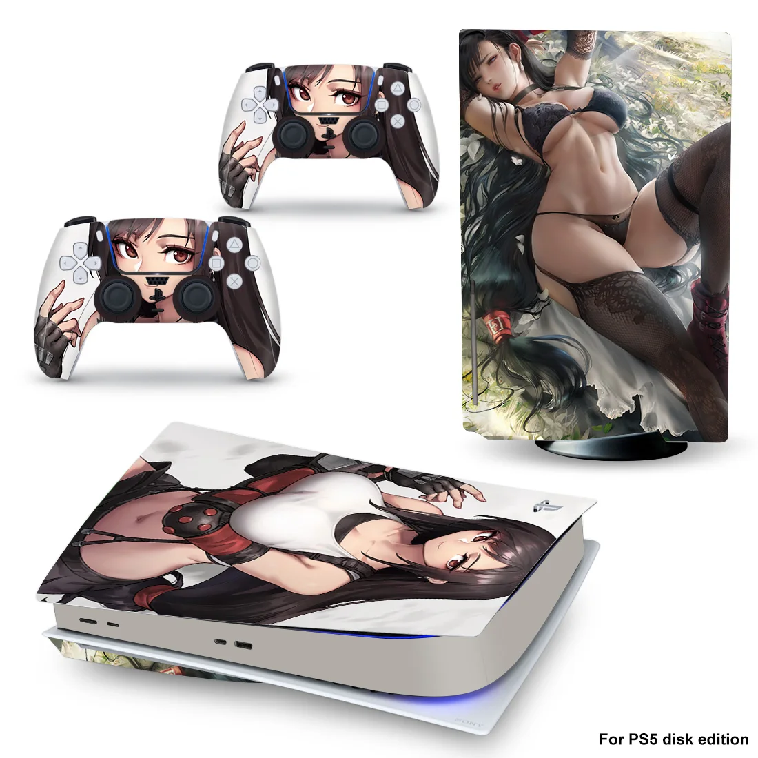 

Sexy Beauty PS5 Standard Disc Edition Skin Sticker Decal Cover for PlayStation 5 Console & Controller PS5 Skin Sticker Vinyl