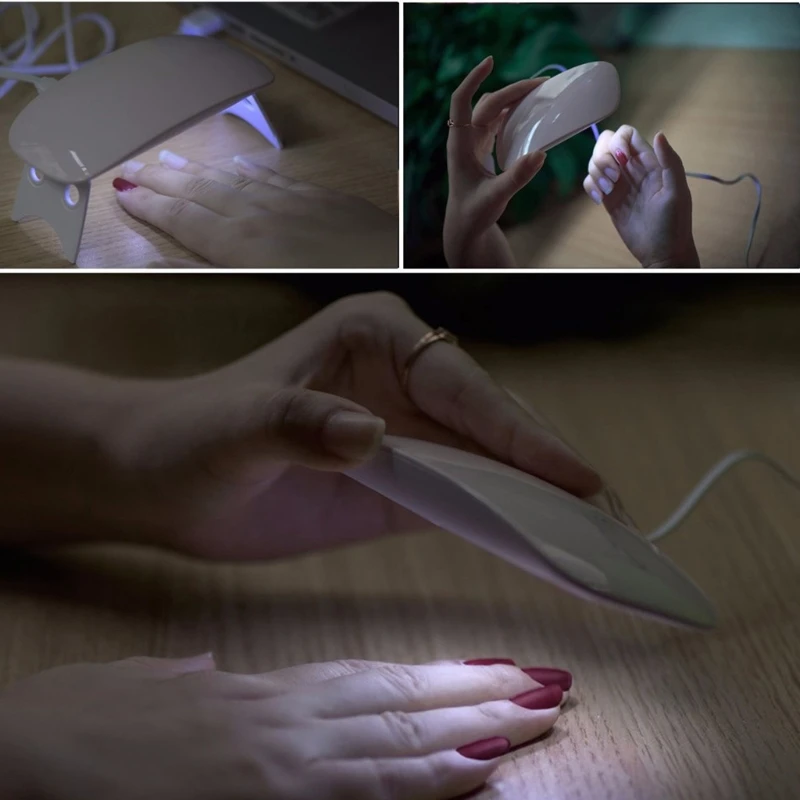 

Gel Nail Polish for All Gel Dryer Mini Nail Lamp 6W USB Power Cable LED UV Lamp