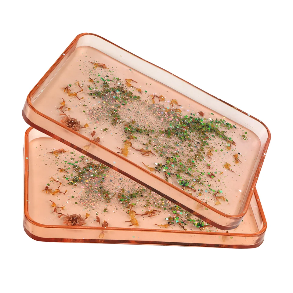 

Jewelry Ring Storage Box Silicone Mold Crystal Drops Of Glue Art Crafts Creative DIY Handmade Making Crystal Rectangle Box