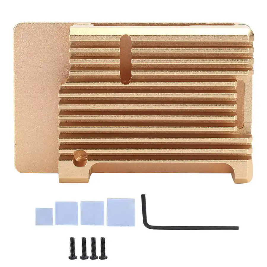 Защитный корпус для Raspberry Pi3 Model 2b/3b теплоотвод алюминиевый сплав чехол