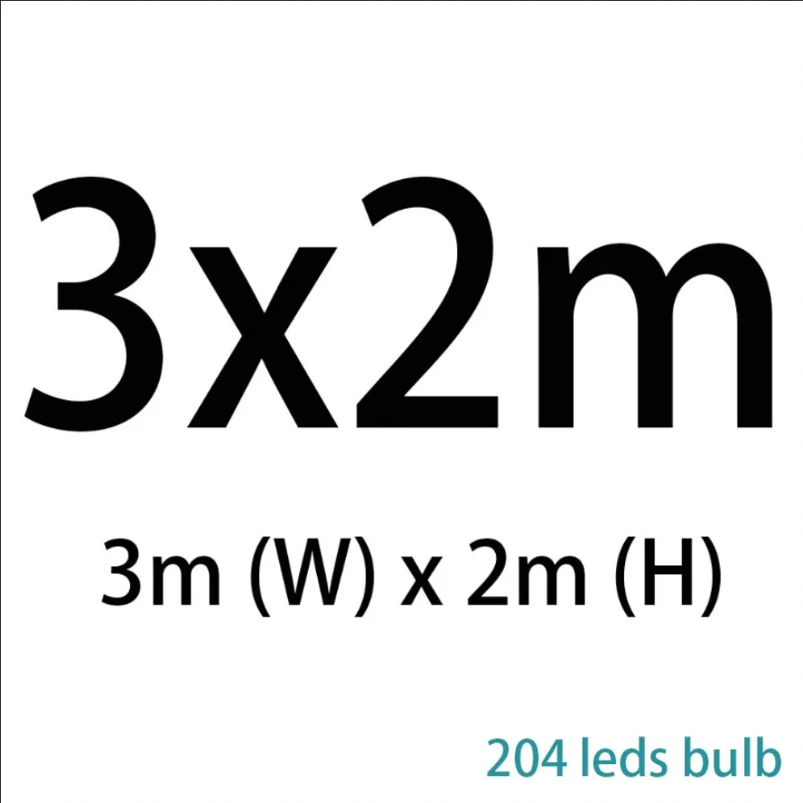 3x2/4x2/6x3 м светодиодный Сказочный Гирлянда-сосулька, Рождественский светодиодный гирлянда для свадебной вечеринки, гирлянда для наружной занавески, домашний декор - Испускаемый цвет: x