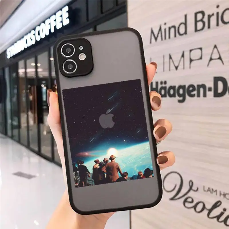 

Interesting life and universe Phone Cases Matte Transparent for iPhone 7 8 11 12 s mini pro X XS XR MAX Plus cover funda