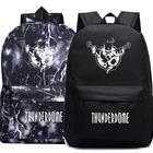 Детские школьные ранцы для мальчиков и девочек, Популярные Рюкзаки Thunderdome для подростков, водонепроницаемые сумки для книг, 2020