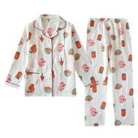 new cotton breast feeding clothes pregnancy feeding homewear breastfeeding nightgown maternity pajamas autumn adjustable