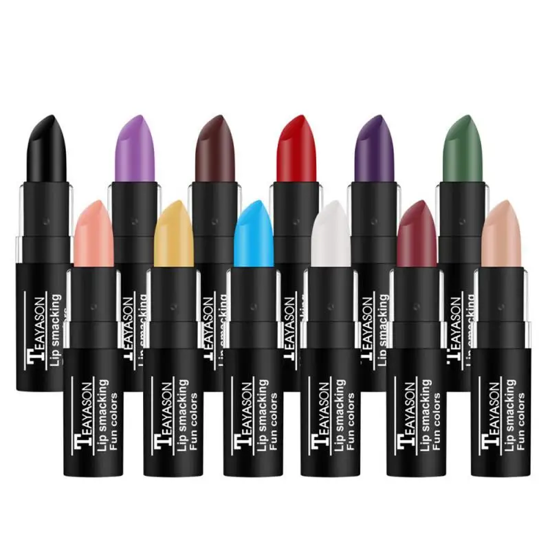 

Hot Sale 12 Colors Waterproof Lasting Matte Lip Gloss Lipstick Lip Balm Sexy Red Lip Tint for Women Cosmetics Makeup Gift