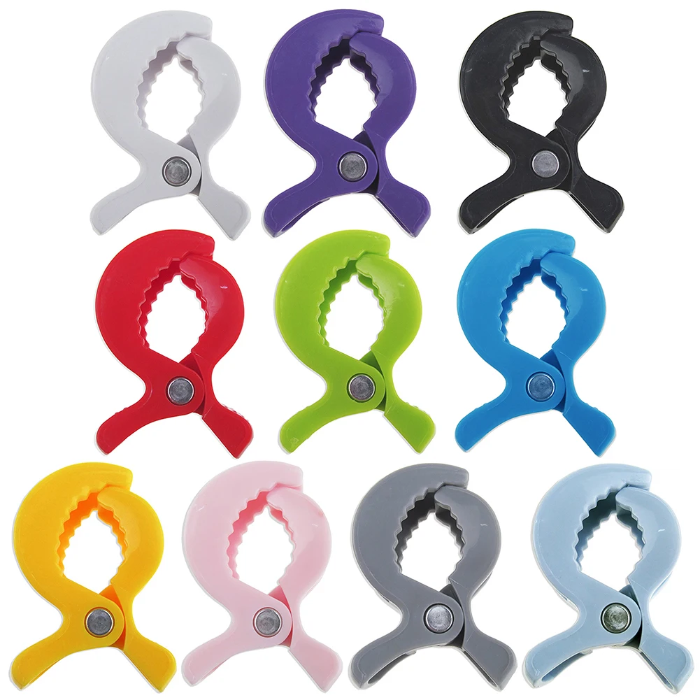 

2pc/lot Baby Colorful Car Seat Accessories Plastic Pushchair Toy Clip Pram Stroller Peg To Hook Cover Blanket Mosquito Net Clips