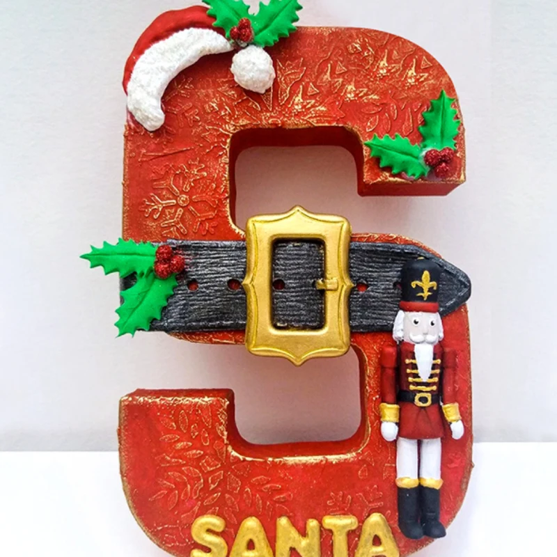 Щелкунчик солдата формы помадки торты инструменты для украшения силиконовые