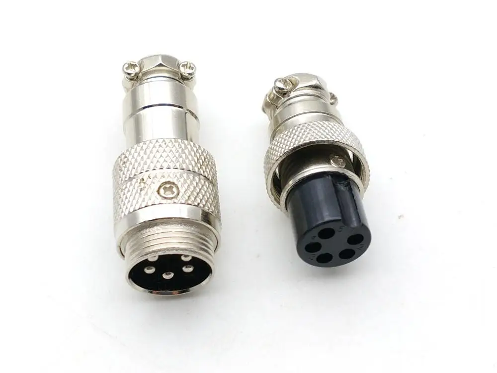 10 комплектов (мужской + Женский) 5pin авиационный Разъем GX16 16 мм панель питания