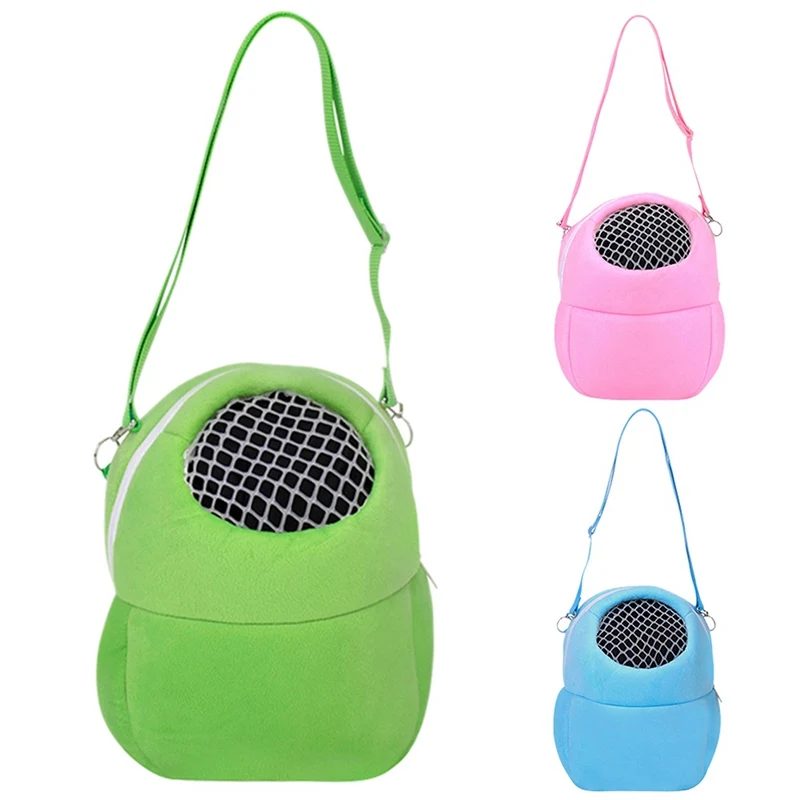 

Small Pet Carrier Bag Animal Outgoing Bag with Shoulder Strap Portable Travel Handbag Backpack for Hedgehog Hamster