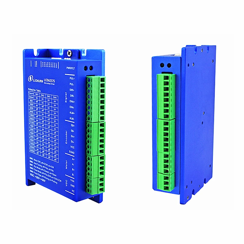 Драйвер серводвигателя LCDA257S + шаговый двигатель Nema23 57 с кодировщиком и кабелем 3 м