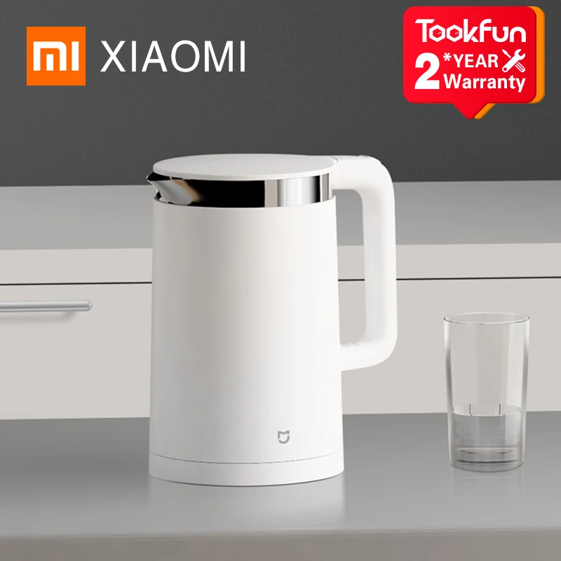 Умный электрический чайник XIAOMI MIJIA термоизоляция 1 5 л контроль температуры для
