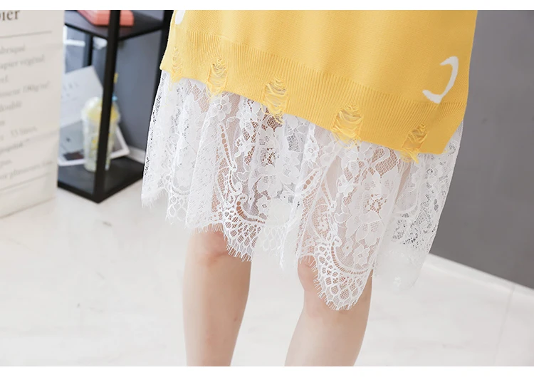 Новинка 2019 весенне-осеннее платье-свитер для кормящих женщин сексуальный халат