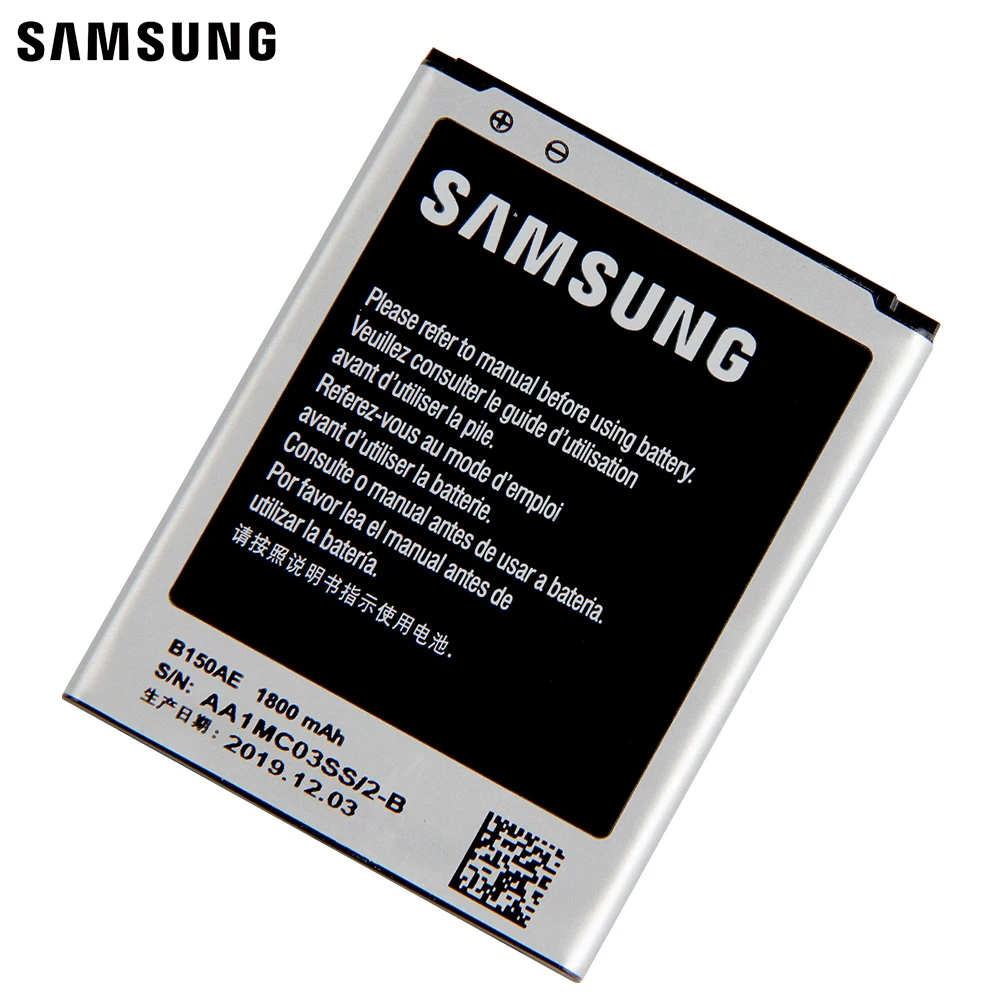 Оригинальный сменный аккумулятор Samsung B150AE для GALAXY Trend3 G3509 I8260 G3502 G3508 B150AC