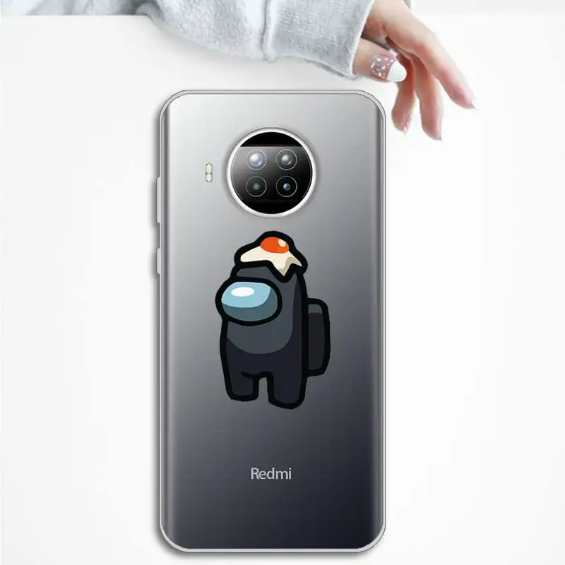 

Among Us Impostor crewmates design Phone Case Transparent for Xiaomi Redmi note 10 t 8 9 pro lite 11
