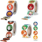 В школе 500 шт. учителей поощряют учеников вознаграждать Рождество, Хэллоуин, пожелания на день рождения и Мультяшные наклейки