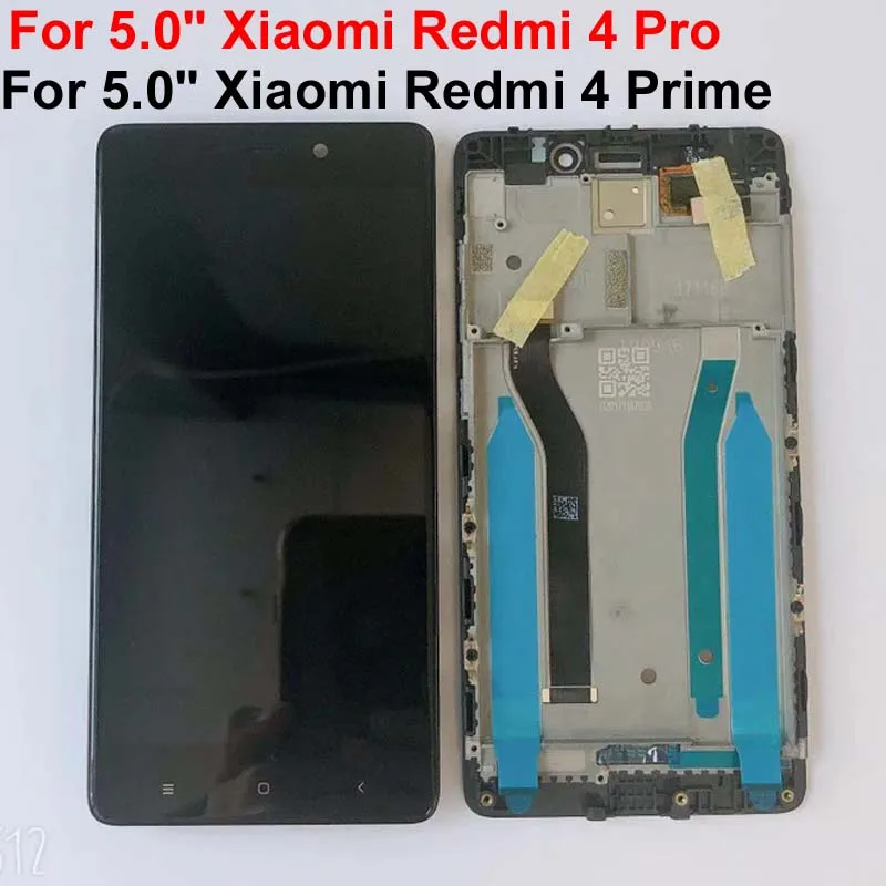 Оригинальный ЖК экран для Xiaomi Redmi 4 Pro Prime 5 дюймов + сенсорная панель дигитайзер