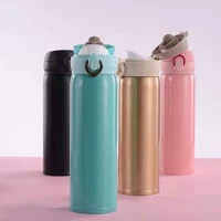 stainless steel double wall thermal cup travel mug water thermos bottle vacuum cup school home tea coffee drink bottle