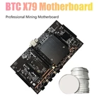 Материнская плата X79 H61 для майнинга BTC, LGA 2011 DDR3, поддержка s 32 ГБ, 60 мм, поддержка RTX3060 3080, видеокарта для майнинга BTC