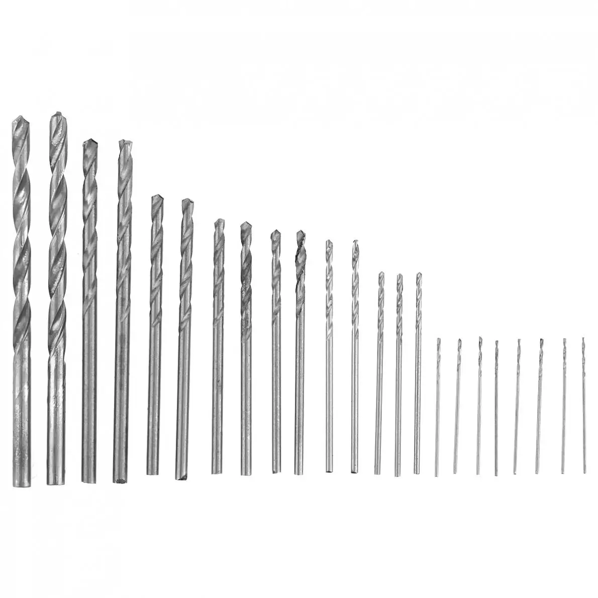 

25pcs/lot High Speed Metric HSS Twist Drill Bits Coated Set 0.5MM - 3.0MM Stainless Steel Small Cutting Resistance