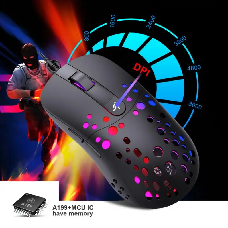 a904 проводной мышь rgb световой от