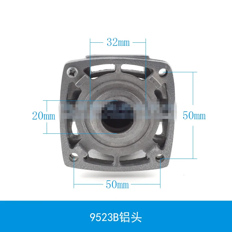 Запасная часть угловая шлифовальная машина серая металлическая головка корпус
