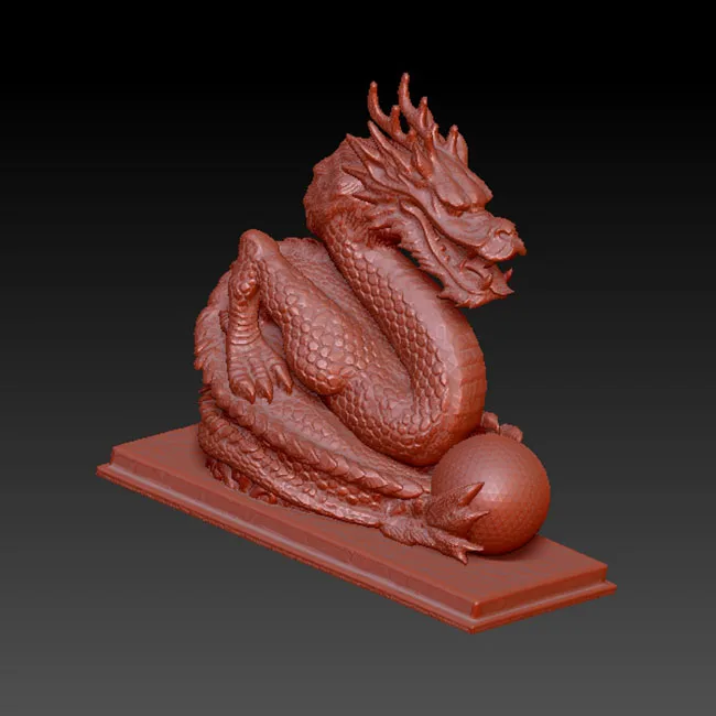 3D модель для ЧПУ или принтеров в формате STL Dragon | Инструменты