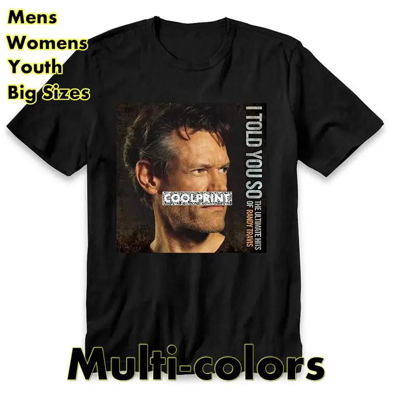 

Футболка мужская оверсайз с принтом «я сказал вам так, летние хиты Ренди Трэвиса»