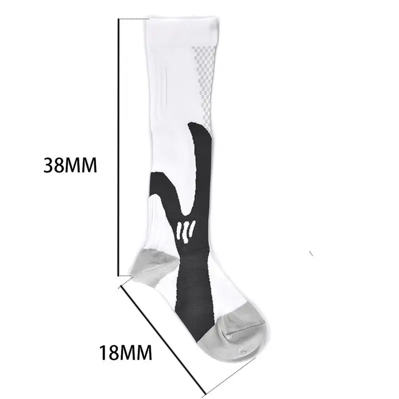 Европейские размеры 39 47 мужские и женские Компрессионные носки облегающие