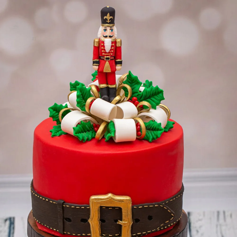 Yueyue Sugarcraft Рождественский солдат силиконовая форма для украшения торта инструменты confeitaria Силиконовые Формочки помадка форма для торта