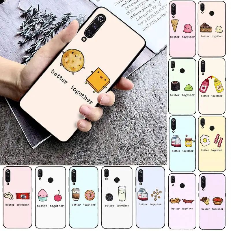 

Cute BFF Couple Phone Case Phone Case For Xiaomi mi9 mi8 F1 9SE 10lite note10lite Mi8lite Back Coque xiaomimi5x