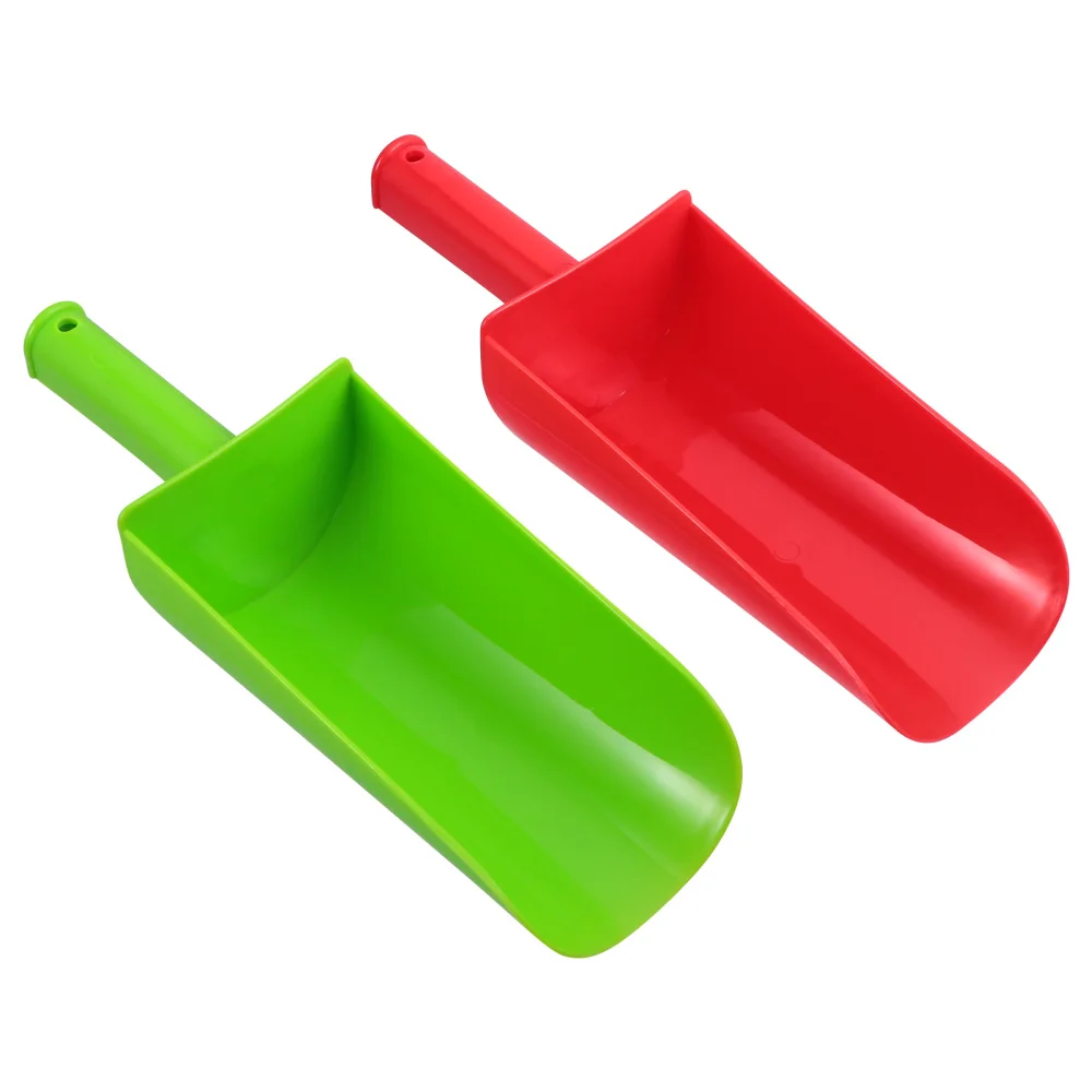 

2pcs Children's Beach Sand Shovels Kids Outdoor Beach Plaything Sand Shovel