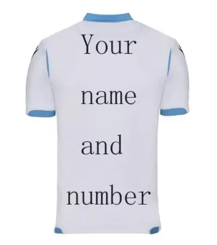 Biancocelesti camisetas camiseta de casa lejos Immobile Sergej трикотажные изделия alta calidad Lazio 19 20 Camiseta - Цвет: custom