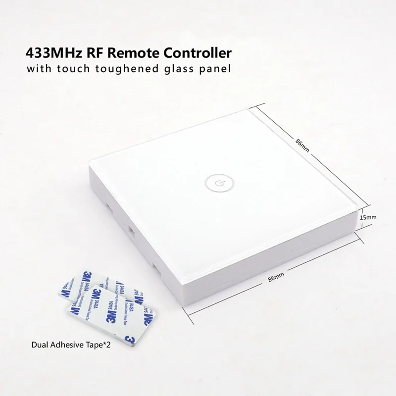 T433 86 настенная панель 433MHz беспроводные RF Бесплатные наклейки