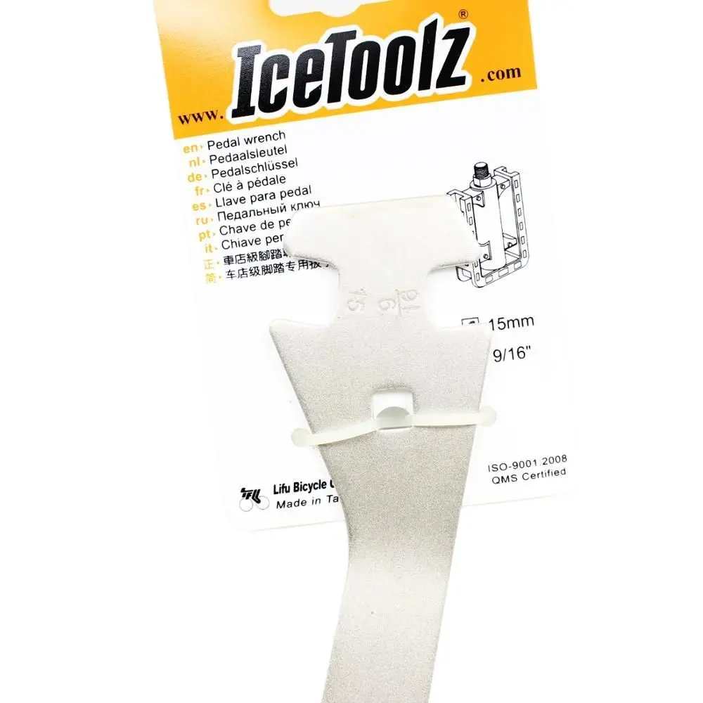 Велосипедный гаечный ключ Icetoolz 15 мм 9/16 дюйма с квадратным отверстием инструмент