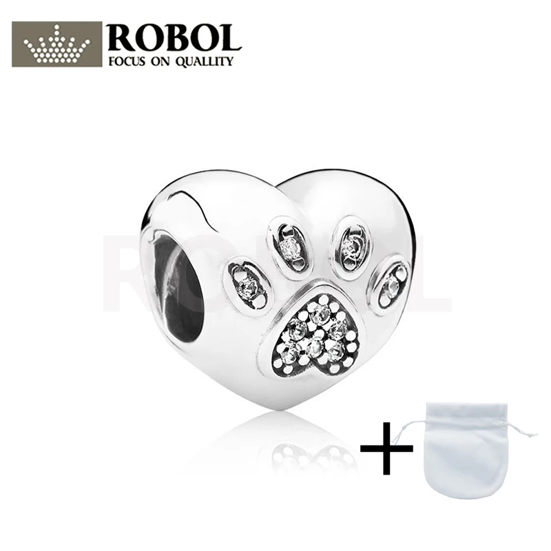 

2021 новый популярный 100% Стерлинговое Серебро 925 пробы I Love My Pet Bead Charm Bead 791713CZ ювелирные изделия для женщин Бесплатная доставка Оптовая продажа