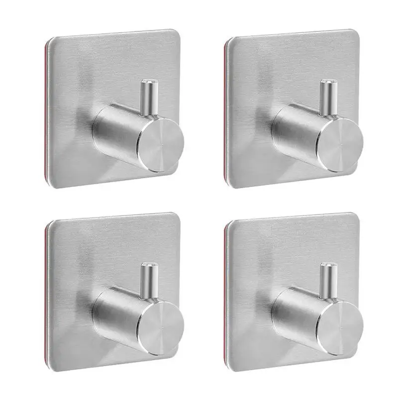 Крепкий крючок из нержавеющей стали самоклеящаяся клейкая вешалка настенное