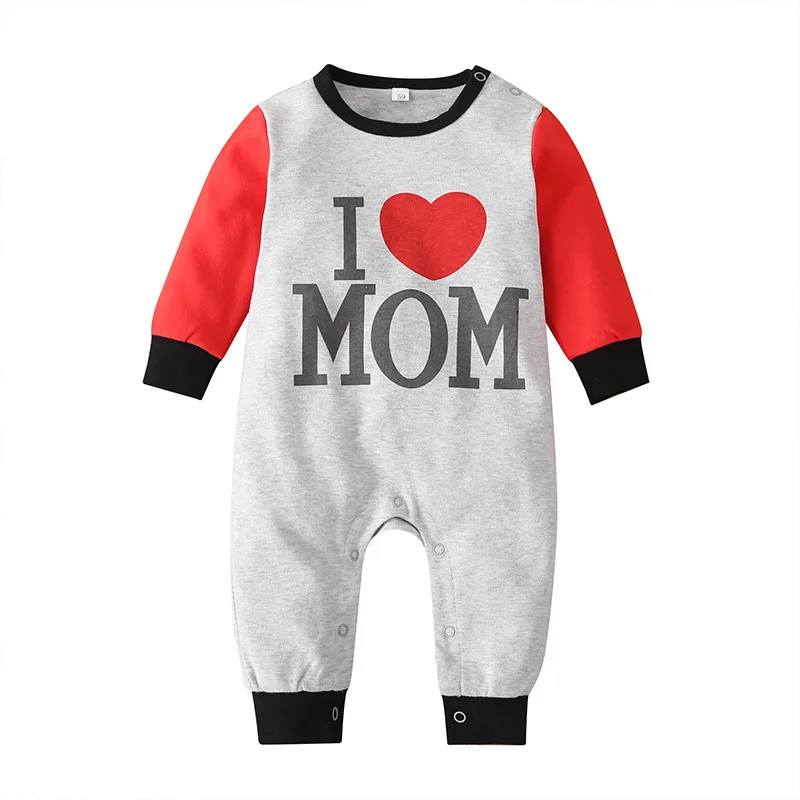 

Newborn Baby For Newborns Letter Love Mama Baby Girls Rompers Autumn Winter Jumpsuit Overalls For Kids Baby Clothing