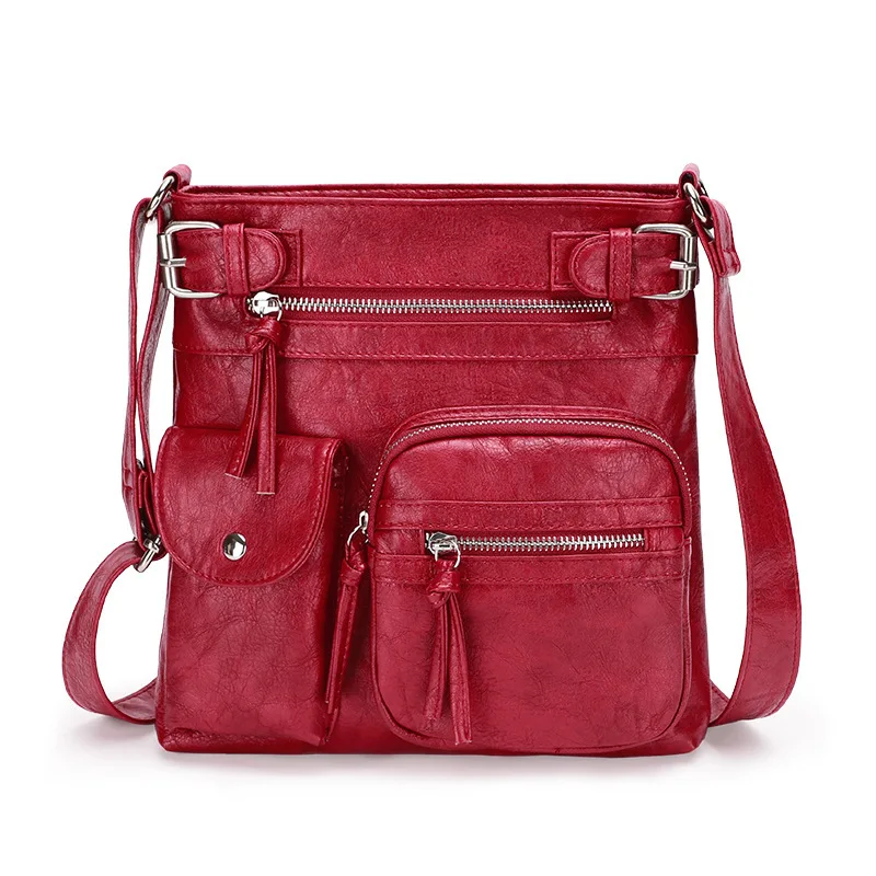 

2021 New Small Crossbody Messenger Bags For Women Purse Luxury Single Side Shoulder Hand Bags Designer Bolso Bandolera Mujer