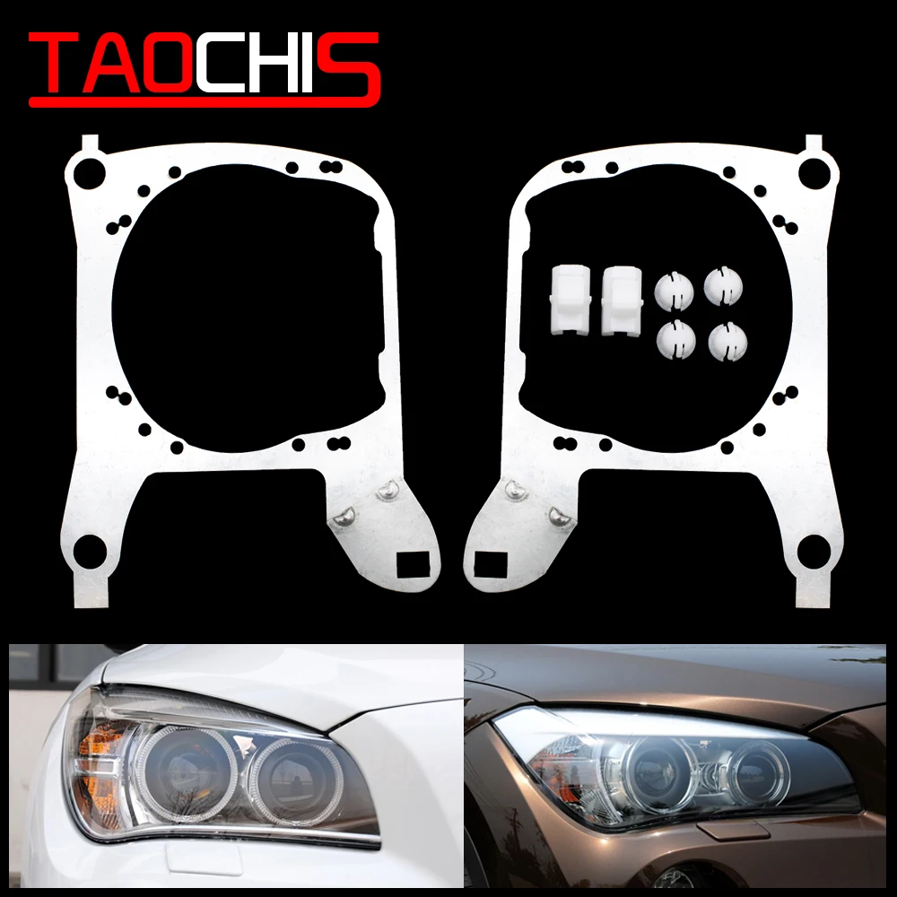 

Car Styling Frame Adapter DIY Bracket Holder for BMW X1 sDrive18i sDrive20Li xDrive25Li xDrive20Li Hella 3 5 Q5 Projector Lens