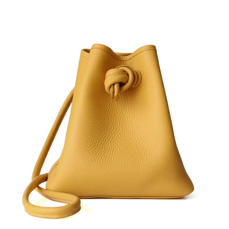 2020 новый женский кошелек из натуральной кожи на шнурке сумка плечо воловьей с