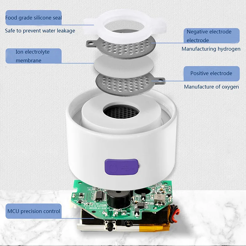 Low ORP Hydrogen Rich Water Generator Maker Dual Chamber With Drain Hole Exhaust Gas | Бытовая техника